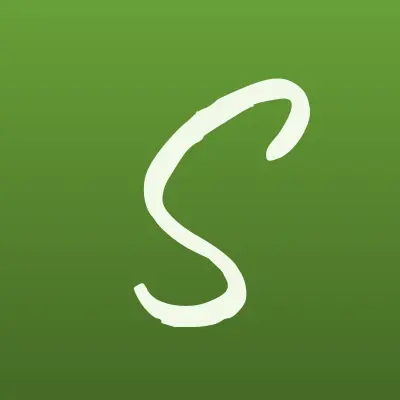 Салон цветов и сувениров ручной работы, лого-визитка